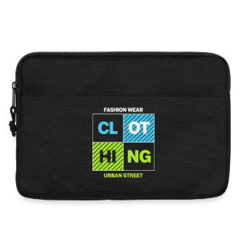 KLEIDUNG Urban Block — Neonschwarz - Laptoptasche 13" - Schwarz - Vorne