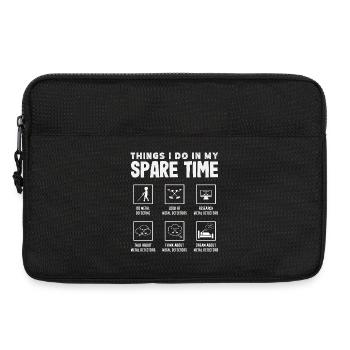 Things I Do In My Free Time Probing - Laptop bag 13" - black - Front