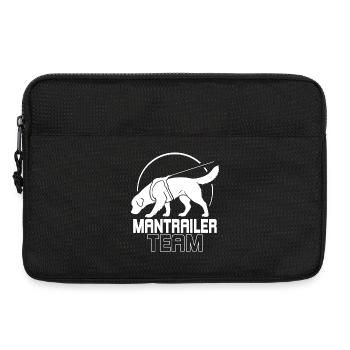 Golden Retriever Mantrailer Team Hundesport Hunde  - Laptoptasche 13" - Schwarz - Vorne