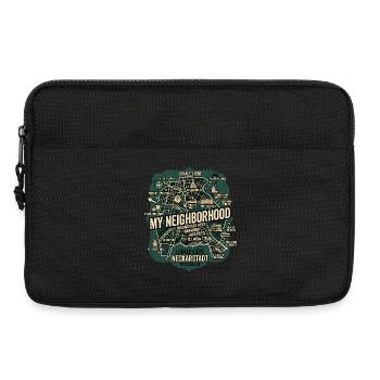 Mannheim Neckarstadt - Laptoptasche 13" - Schwarz - Vorne