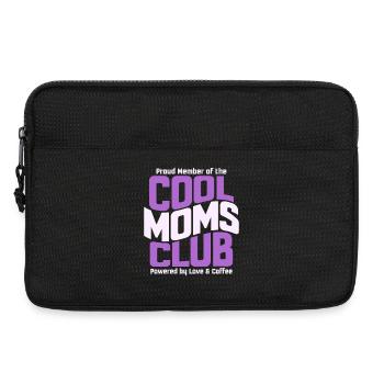 Mama Geschenk Muttertag - Cool Moms Club - Laptoptasche 13" - Schwarz - Vorne