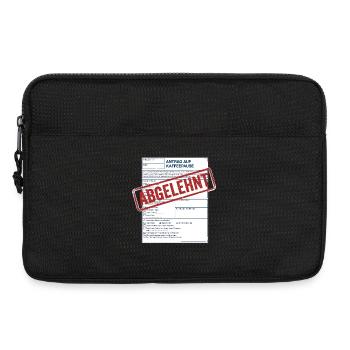 Kaffeepause - Laptoptasche 13" - Schwarz - Vorne