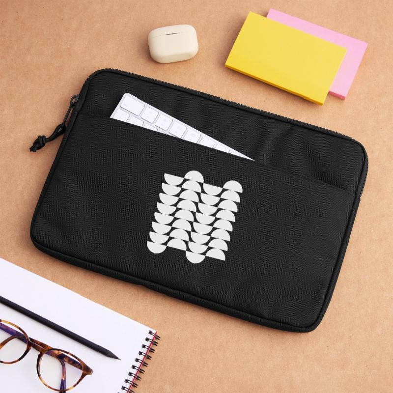 Wavegrid Half-Circle Pattern Laptop bag 13"