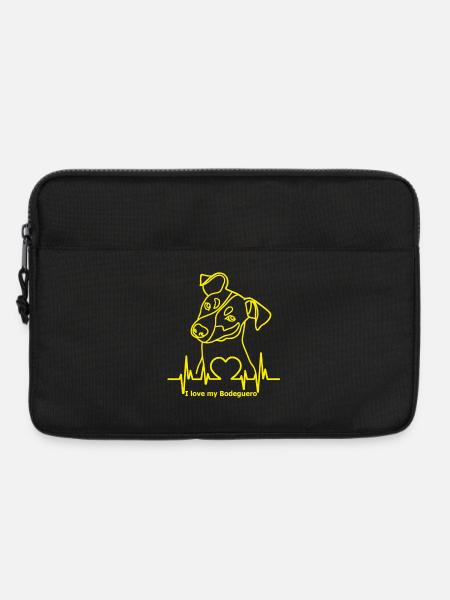 Bodeguero mit Herzschlag - Laptoptasche 13" - Schwarz
