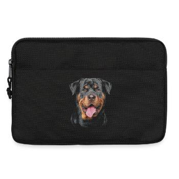 Rottweilerhund - Laptoptasche 13" - Schwarz - Vorne