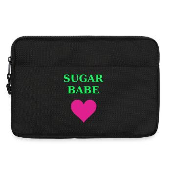Sugar Babe Herz Neon - Laptoptasche 13" - Schwarz - Vorne