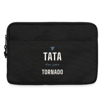 Tata d'un petit Tornado - Sacoche pour ordinateur portable 13 pouces - noir - Devant