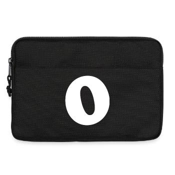 Imprimé grand style O | Lettre O | O Logo - Sacoche pour ordinateur portable 13 pouces - noir - Devant