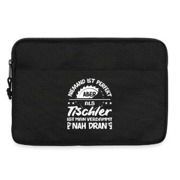 Tischler Nah An Perfekt - Laptoptasche 13" - Schwarz - Vorne