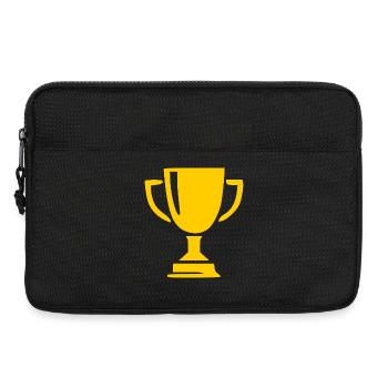 Champion de la victoire en coupe Sportif - Sacoche pour ordinateur portable 13 pouces - noir - Devant