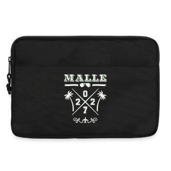 Logo rétro MALLE Strand Cross 2027 - Sacoche pour ordinateur portable 13 pouces - noir - Devant