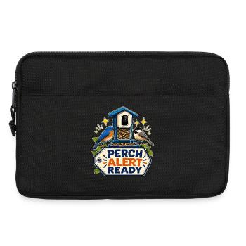 PERCH ALERT READY - Laptoptasche 13" - Schwarz - Vorne