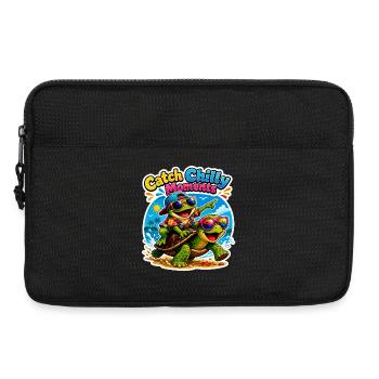 Urlaubs Vibes - Laptoptasche 13" - Schwarz - Vorne