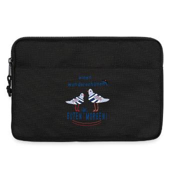 Guten Morgen mit Möwen - Laptoptasche 13" - Schwarz - Vorne