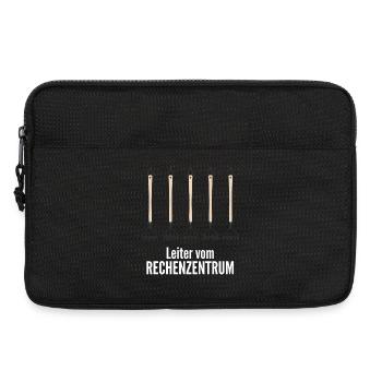 Rechenzentrum Programmieren - Laptoptasche 13" - Schwarz - Vorne