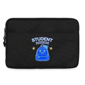 Studenten-Superstar-Design - Laptoptasche 13" - Schwarz - Vorne