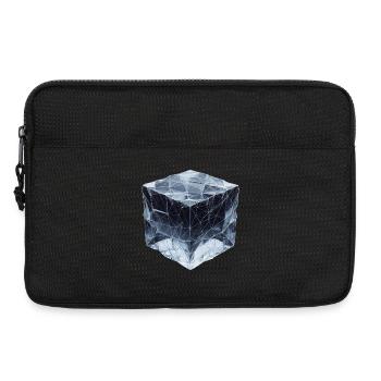 Glaçons de style polygonal - Sacoche pour ordinateur portable 13 pouces - noir - Devant