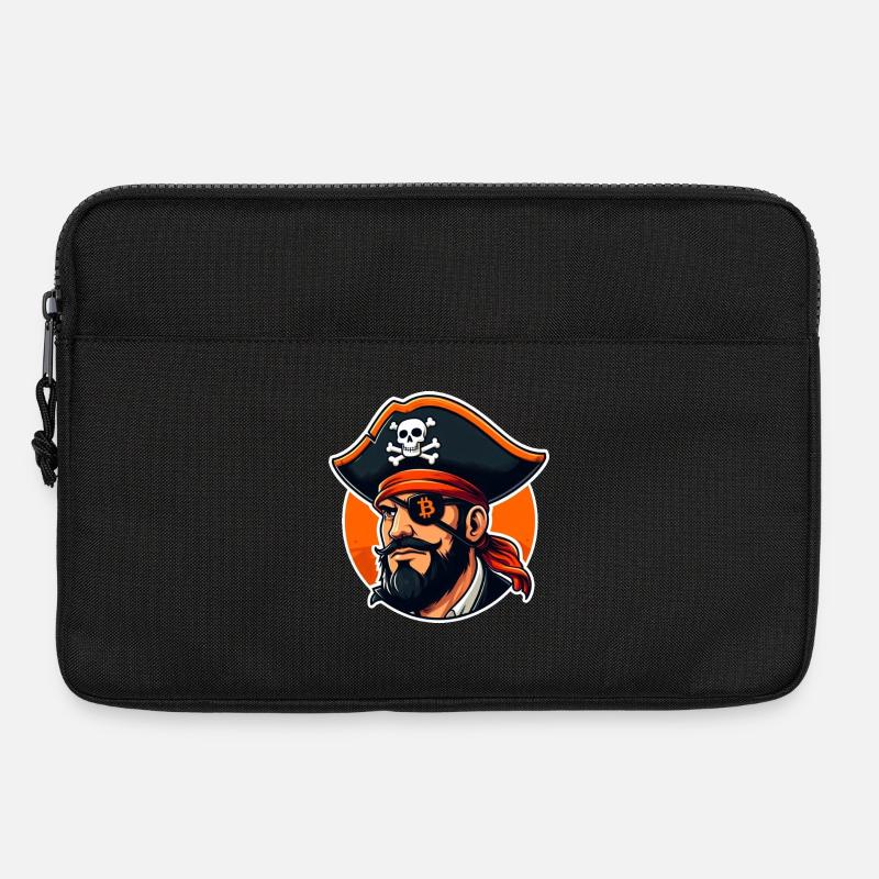 Bitcoin Pirat - Laptoptasche 13" - Schwarz