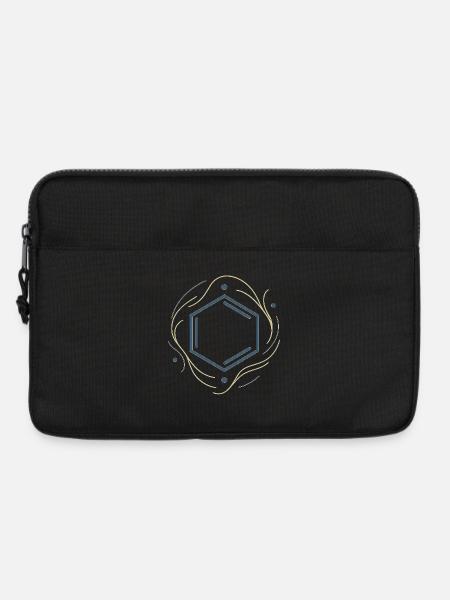 Benzene Ring Geometry – The Beauty of Chemistry - Laptop bag 13" - black