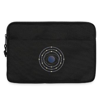 Electron Shell Flow - Science in Motion - Laptop bag 13" - black - Front