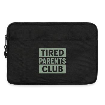 Tired Parents Club - Laptoptasche 13" - Schwarz - Vorne