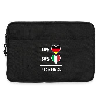Germany and Italy awesome / Gift - Laptop bag 13" - black - Front