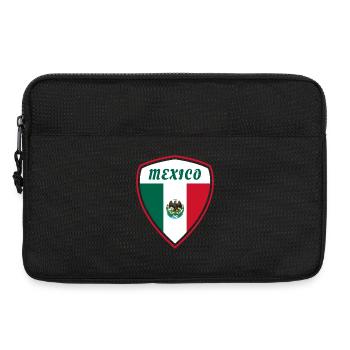Mexique Armoiries drapeau Amérique centrale cadeau - Sacoche pour ordinateur portable 13 pouces - noir - Devant