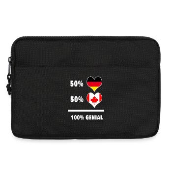 Germany and Canada awesome / Gift - Laptop bag 13" - black - Front