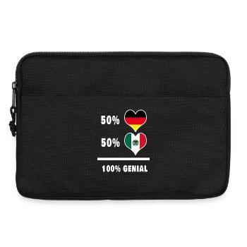 Allemagne et Mexique Genial / Cadeau - Sacoche pour ordinateur portable 13 pouces - noir - Devant