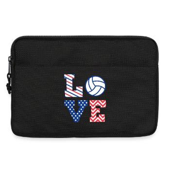 Volley-ball - Sacoche pour ordinateur portable 13 pouces - noir - Devant
