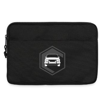 Wartburg Warti Illustration East East GDR Symbol - Laptop bag 13" - black - Front