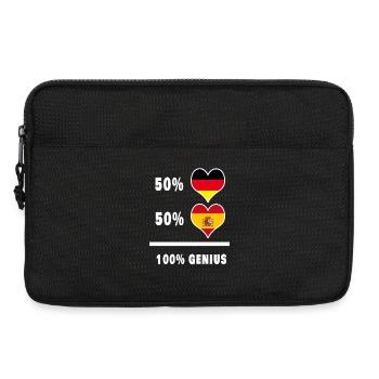 Germany and Spain Genial / Gift - Laptop bag 13" - black - Front