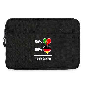 Allemagne et Portugal Genial / Cadeau - Sacoche pour ordinateur portable 13 pouces - noir - Devant