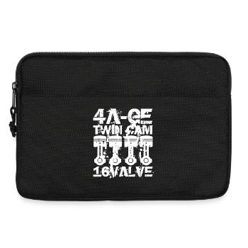 4A GE Twin Cam 16 Valve engine. The legendary engine - Laptop bag 13" - black - Front