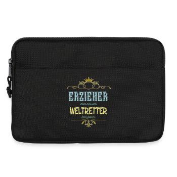 Erzieher Weltretter - Laptoptasche 13" - Schwarz - Vorne