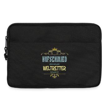 Hufschmied Weltretter - Laptoptasche 13" - Schwarz - Vorne