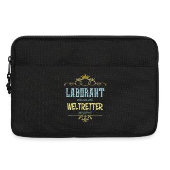 Laborant Weltretter - Laptoptasche 13" - Schwarz - Vorne
