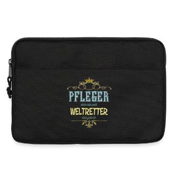 Pfleger Weltretter - Laptoptasche 13" - Schwarz - Vorne