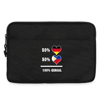 Germany and Philippines Awesome / Gift - Laptop bag 13" - black - Front
