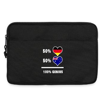 Allemagne et Australie brillant / cadeau - Sacoche pour ordinateur portable 13 pouces - noir - Devant