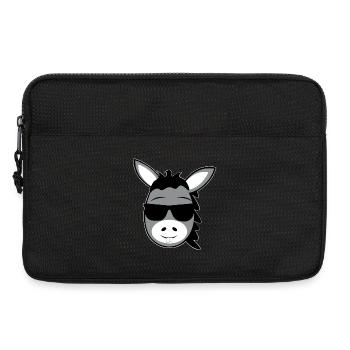 donkey - Laptop bag 13" - black - Front