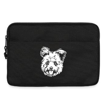 Pumi Kopf "Black Edition" - Laptoptasche 13" - Schwarz - Vorne