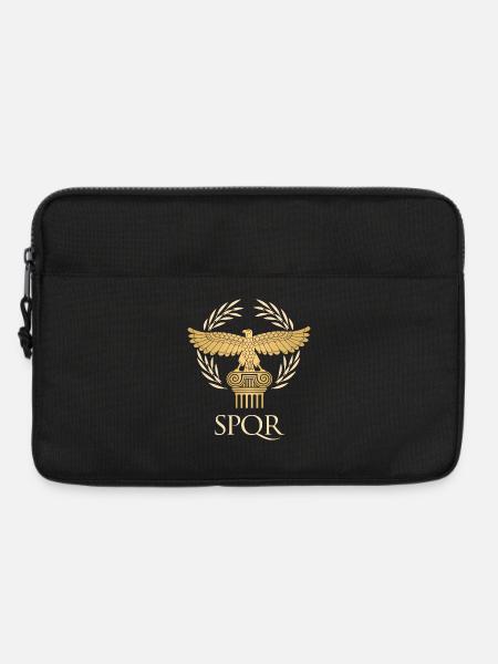 SPQR - Empire flag and republic Ancient Rome - Laptop bag 13" - black