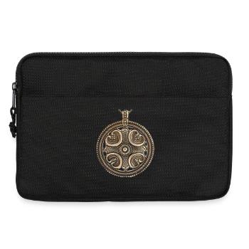 Kaleva bronze decoration - Laptop bag 13" - black - Front