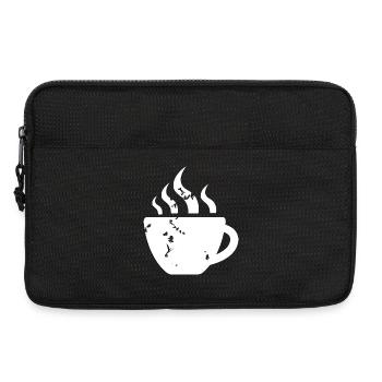 coffee coffee mug retro vintage café icon icon - Laptop bag 13" - black - Front