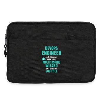 DevOps Engineer Multitasking Wizard - Laptop bag 13" - black - Front