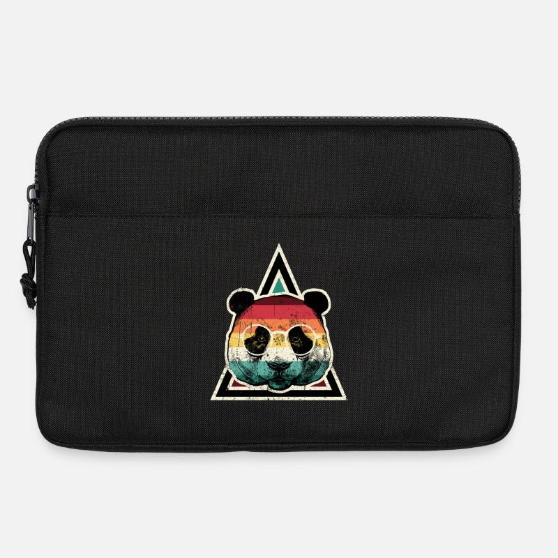 Rainbow Panda Prism - Laptop bag 13" - black