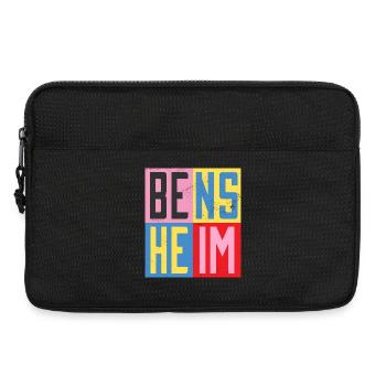 Conception des villes de Bensheim - Sacoche pour ordinateur portable 13 pouces - noir - Devant