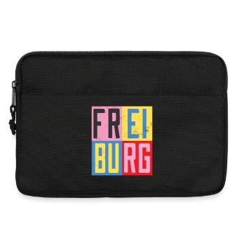 Freiburg Städte Design - Laptoptasche 13" - Schwarz - Vorne