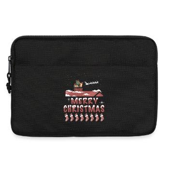 Merry Christmas at home - Laptop bag 13" - black - Front